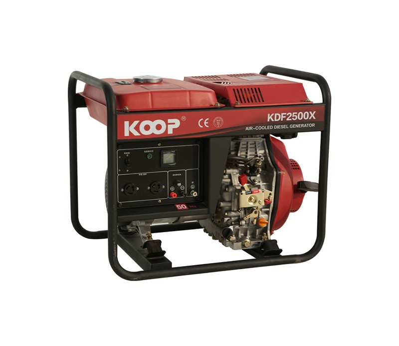 Open frame diesel generator set KDF2500X/XE