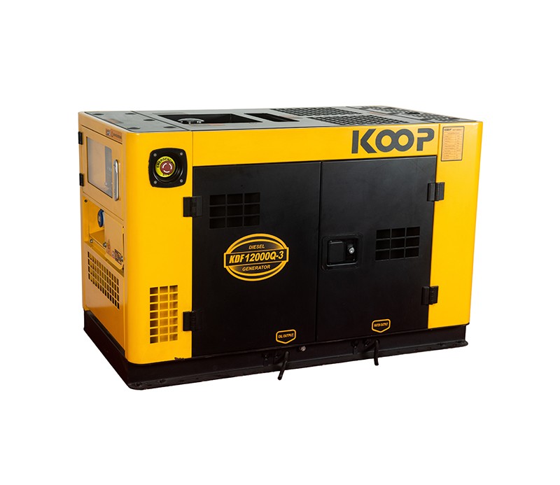 Low noise generator set KDF12000Q(-3)