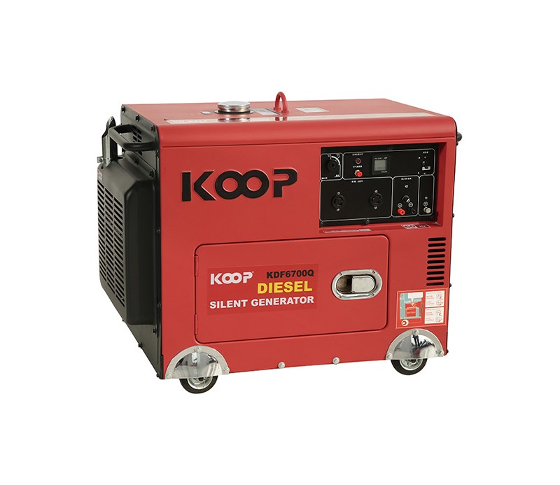 Low noise generator set KDF6700Q(-3)